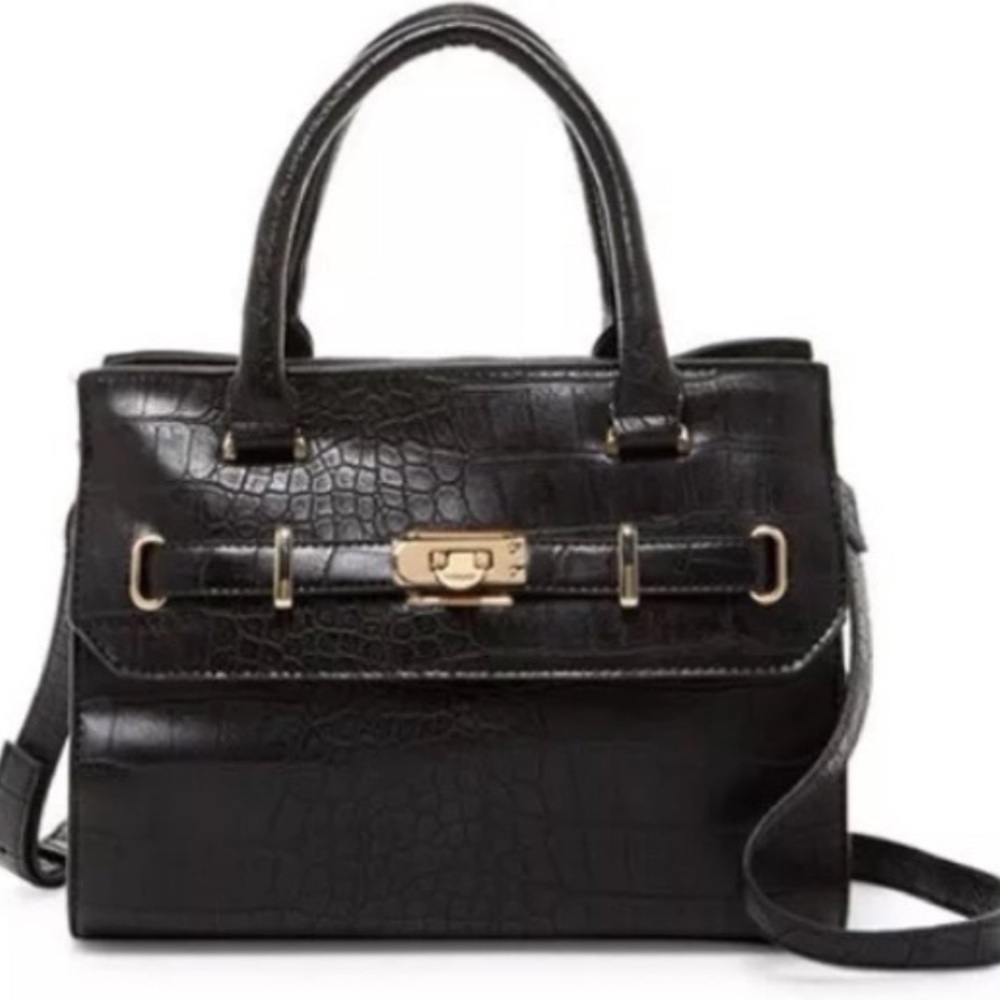 Bebe Cindy leather crossbody bag NWT